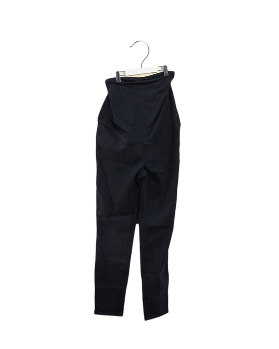 A Black Jeans from Madewell in size S for maternity. (Front View)