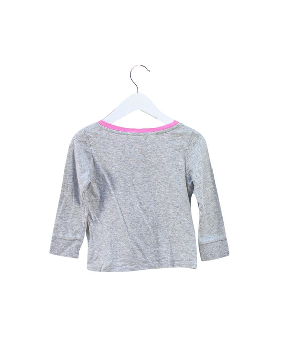 A Grey Long Sleeve Tops from Peter Alexander in size 2T for girl. (Back View)
