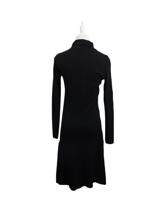 A Black Long Sleeve Dresses from Seraphine in size S for maternity. (Back View)