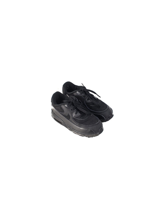 A Black Sneakers from Nike in size 4T for boy. (Front View)