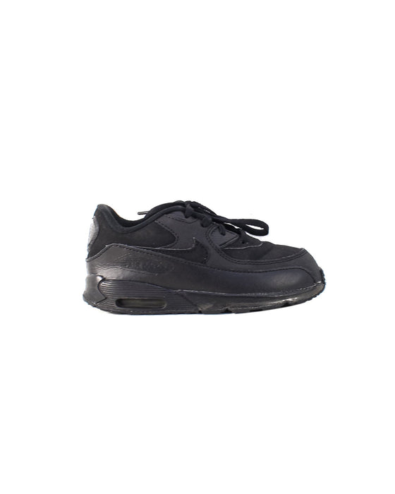 A Black Sneakers from Nike in size 4T for boy. (Back View)