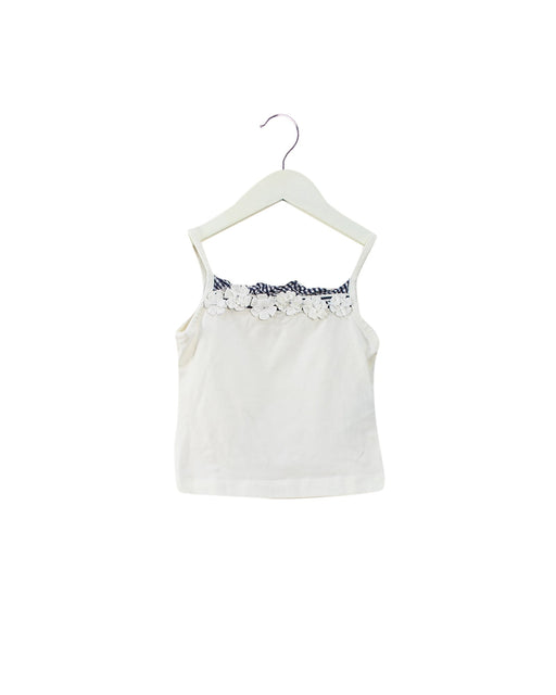 A White Sleeveless Tops from Nicholas & Bears in size 2T for girl. (Front View)