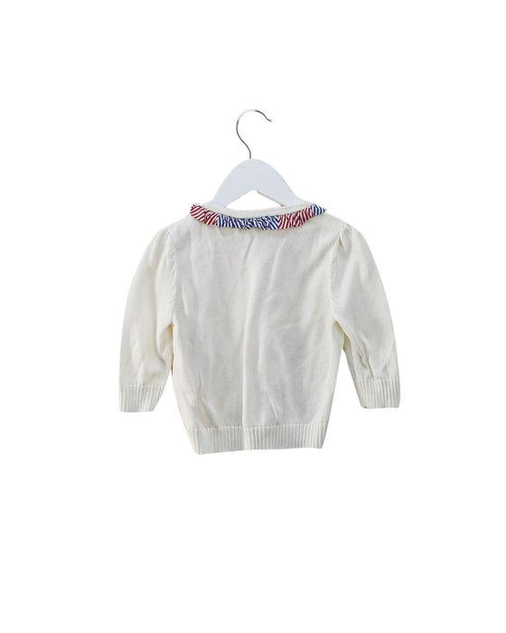 A White Cardigans from Nicholas & Bears in size 3T for girl. (Back View)