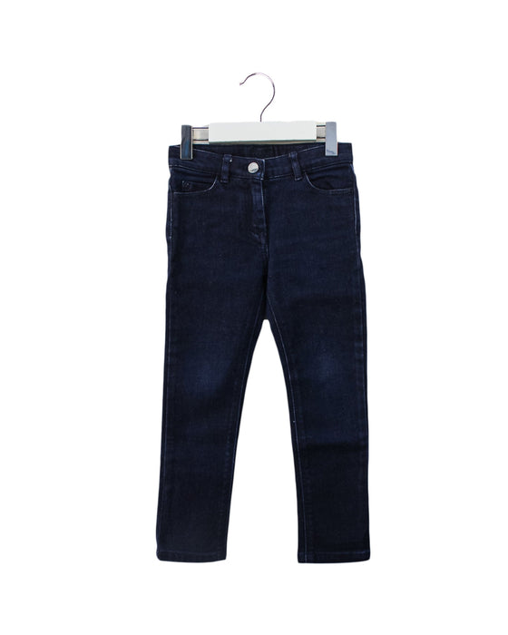 A Blue Jeans from Jacadi in size 4T for girl. (Front View)