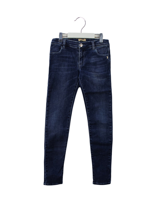A Blue Jeans from Trussardi in size 8Y for girl. (Front View)