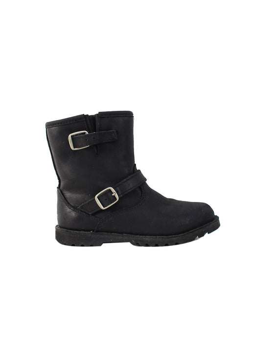 A Black Casual Boots from UGG in size 4T for girl. (Back View)