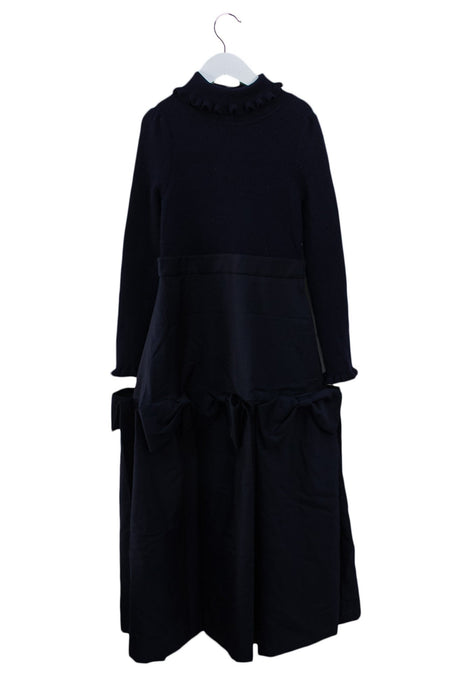 A Navy Sweater Dresses from Nicholas & Bears in size 8Y for girl. (Back View)