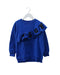 A Blue Crewneck Sweatshirts from MSGM in size 6T for girl. (Front View)