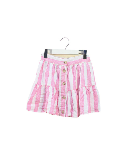 A Pink Short Skirts from Seed in size 5T for girl. (Front View)