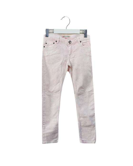 A Pink Jeans from Bonpoint in size 6T for girl. (Front View)