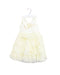 A Ivory Sleeveless Dresses from Nicholas & Bears in size 2T for girl. (Front View)