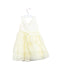 A Ivory Sleeveless Dresses from Nicholas & Bears in size 2T for girl. (Back View)
