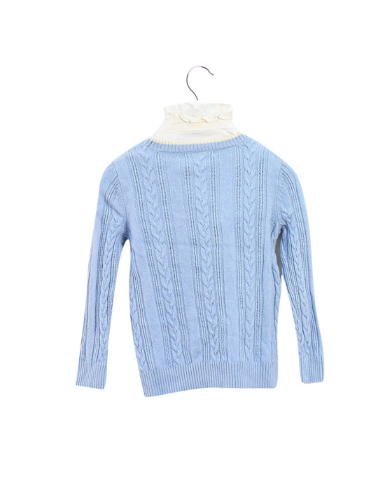 A Blue Knit Sweaters from Nicholas & Bears in size 3T for girl. (Back View)