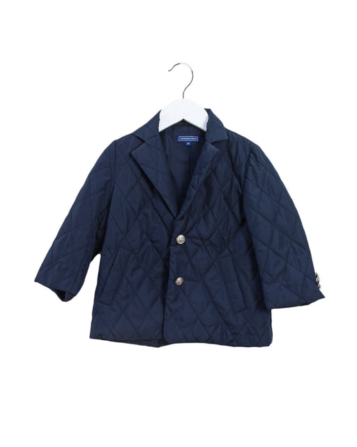 A Navy Puffer/Quilted Jackets from Nicholas & Bears in size 2T for boy. (Front View)