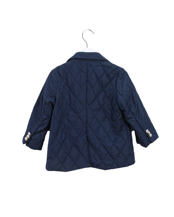 A Navy Puffer/Quilted Jackets from Nicholas & Bears in size 2T for boy. (Back View)