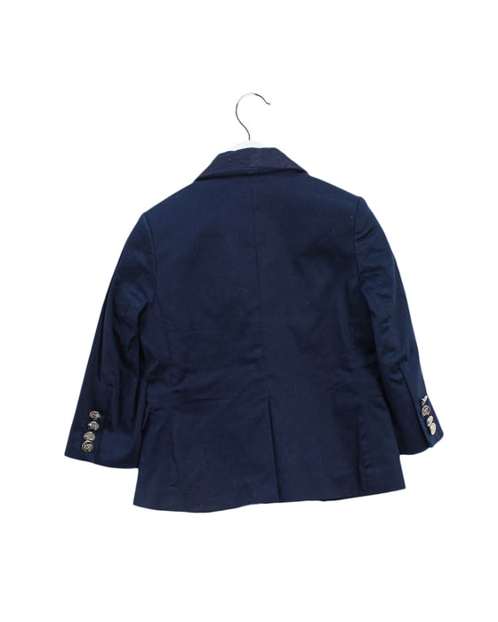 A Navy Blazers from Nicholas & Bears in size 2T for boy. (Back View)
