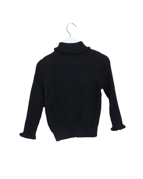 A Black Knit Sweaters from Nicholas & Bears in size 2T for girl. (Back View)