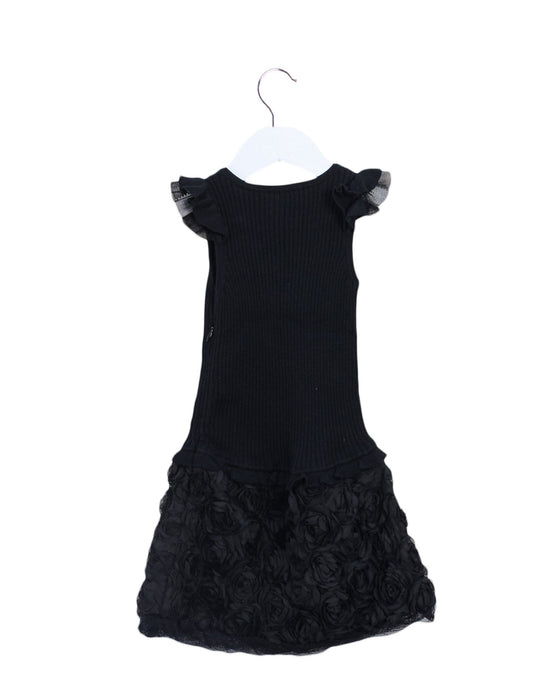 A Black Short Sleeve Dresses from Nicholas & Bears in size 3T for girl. (Back View)