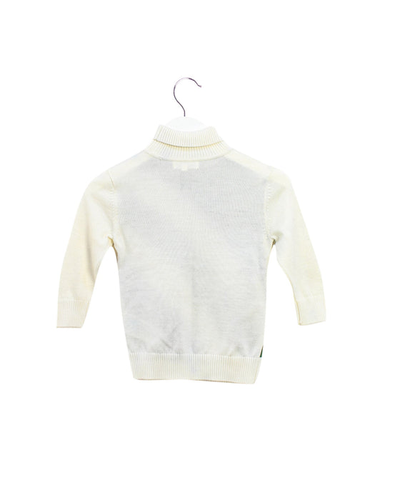 A Ivory Knit Sweaters from Nicholas & Bears in size 12-18M for boy. (Back View)