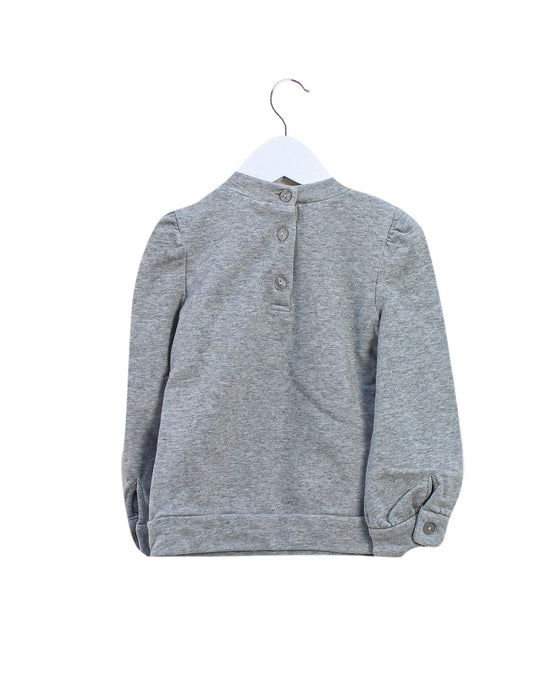 A Grey Crewneck Sweatshirts from Nicholas & Bears in size 3T for girl. (Back View)