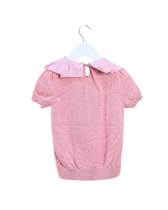 A Pink Short Sleeve Tops from Nicholas & Bears in size 3T for girl. (Back View)