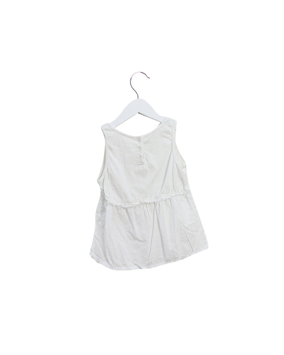 A White Sleeveless Tops from Egg by Susan Lazar in size 5T for girl. (Back View)