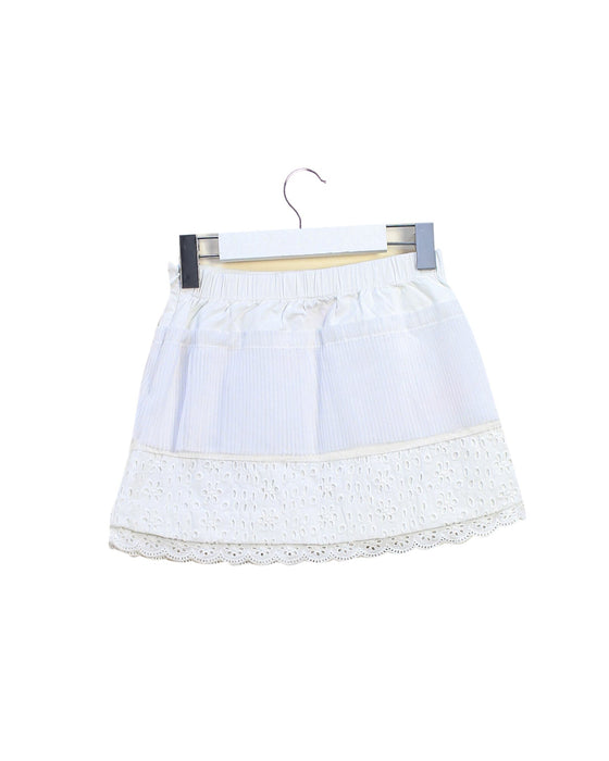 A White Short Skirts from Nicholas & Bears in size 4T for girl. (Back View)