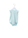 A Blue Sleeveless Bodysuits from Ralph Lauren in size 3-6M for girl. (Front View)