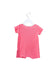 A Pink Short Sleeve Rompers from Petit Bateau in size 3-6M for girl. (Back View)