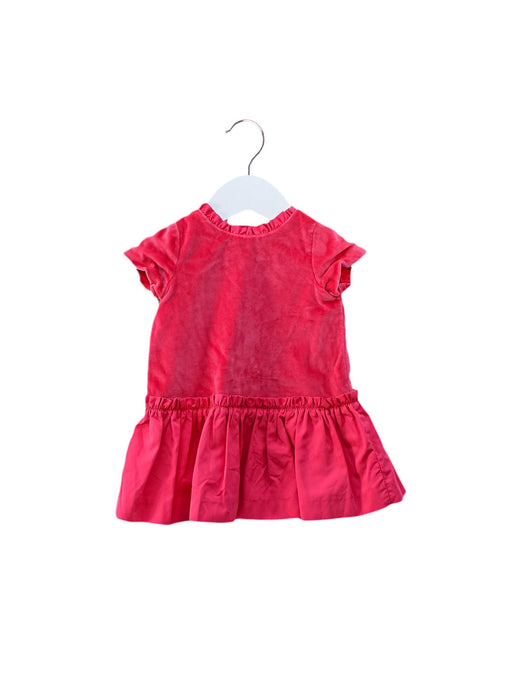 A Pink Short Sleeve Dresses from Jacadi in size 3-6M for girl. (Front View)