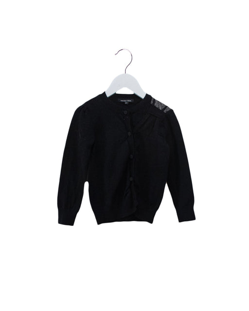 A Black Cardigans from Nicholas & Bears in size 3T for girl. (Front View)