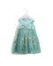 A Blue Sleeveless Dresses from ValMax in size 18-24M for girl. (Front View)