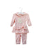 A Pink Long Sleeve Jumpsuits from Nicholas & Bears in size 3-6M for girl. (Front View)