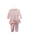 A Pink Long Sleeve Jumpsuits from Nicholas & Bears in size 3-6M for girl. (Back View)