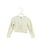 A Gold Cardigans from Petit Bateau in size 3T for girl. (Front View)