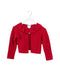 A Red Cardigans from Jacadi in size 3T for girl. (Front View)