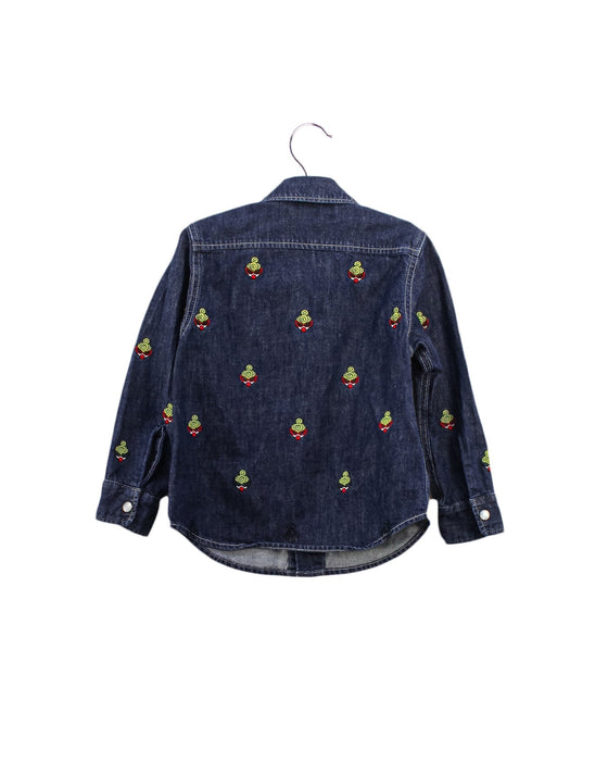 A Navy Shirts from Hysteric Mini in size 18-24M for girl. (Back View)