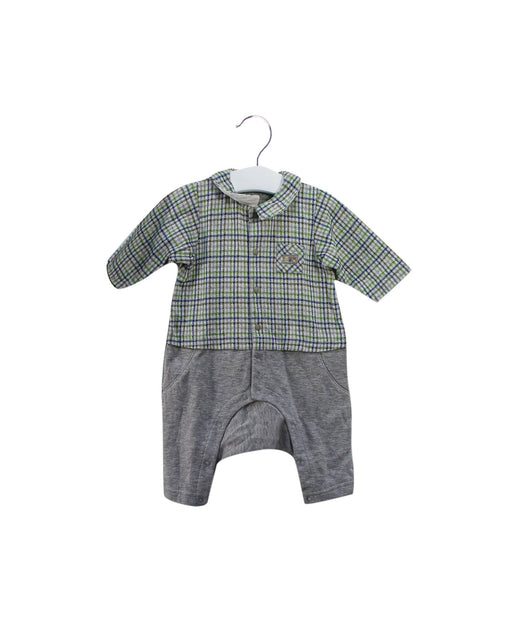 A Grey Jumpsuits from Familiar in size 0-3M for boy. (Front View)