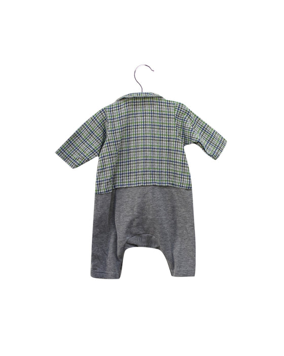 A Grey Jumpsuits from Familiar in size 0-3M for boy. (Back View)