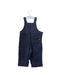 A Blue Long Overalls from Familiar in size 6-12M for boy. (Back View)