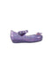 A Purple Flats from Mini Melissa in size 18-24M for girl. (Back View)