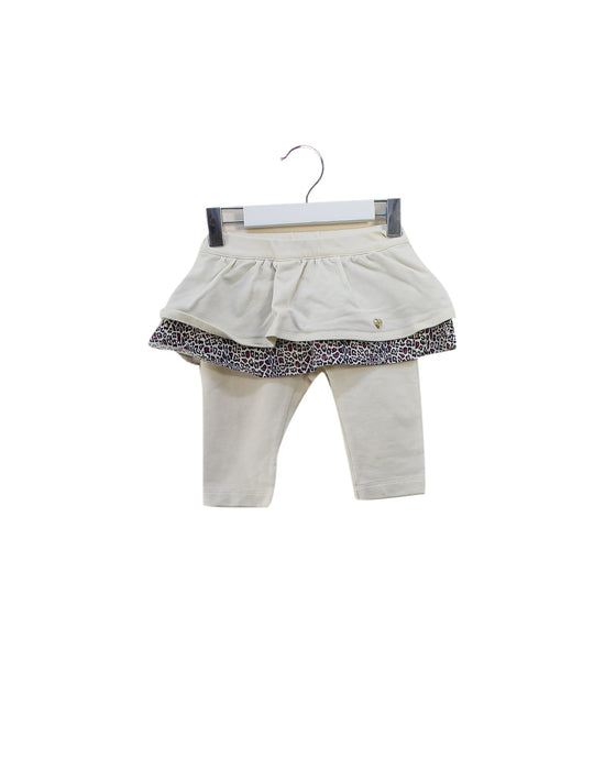 A White Leggings from Armani in size 3-6M for girl. (Front View)
