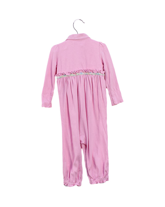 A Pink Long Sleeve Jumpsuits from Ralph Lauren in size 6-12M for girl. (Back View)
