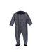 A Navy Long Sleeve Jumpsuits from Petit Bateau in size 6-12M for boy. (Back View)