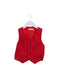 A Red Suit Vests from I Pinco Pallino in size 4T for boy. (Front View)