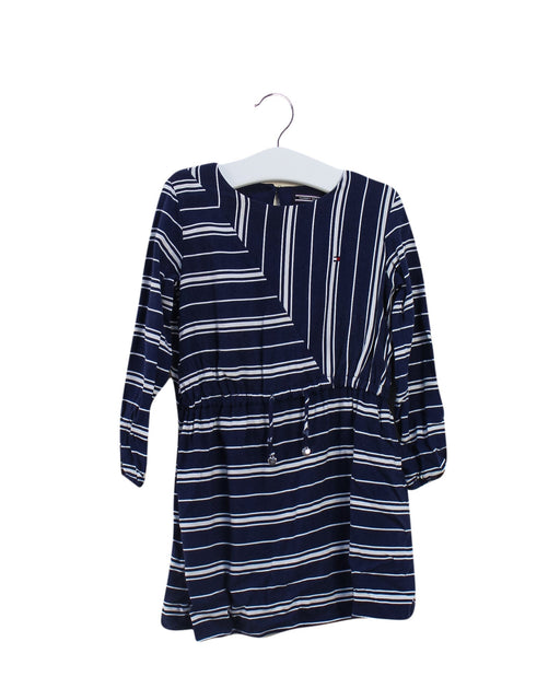 A Navy Long Sleeve Dresses from Tommy Hilfiger in size 2T for girl. (Front View)