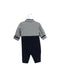 A Grey Long Sleeve Jumpsuits from Nicholas & Bears in size 0-3M for boy. (Back View)