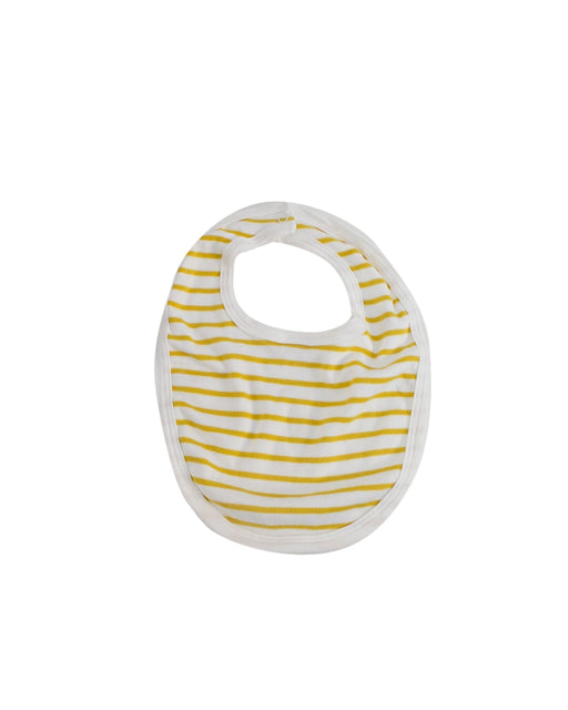 A Yellow Bibs from Petit Bateau in size O/S for boy. (Front View)
