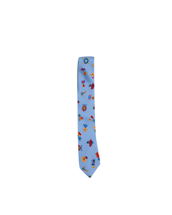 A Blue Ties from I Pinco Pallino in size O/S for boy. (Front View)