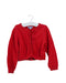 A Red Cardigans from Jacadi in size 4T for girl. (Front View)